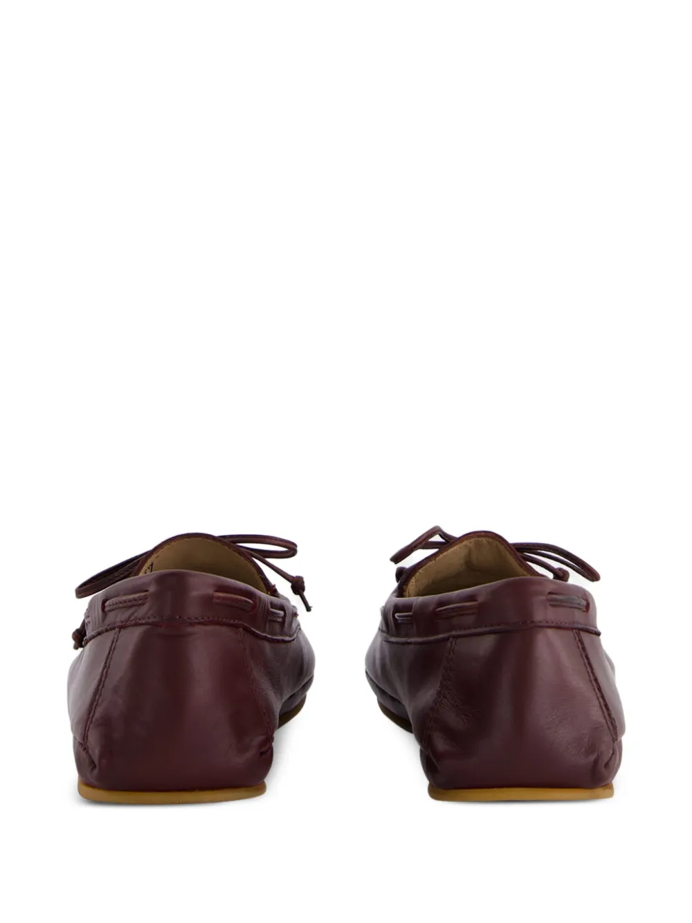 Le Monde Beryl leather mocassin - Rood