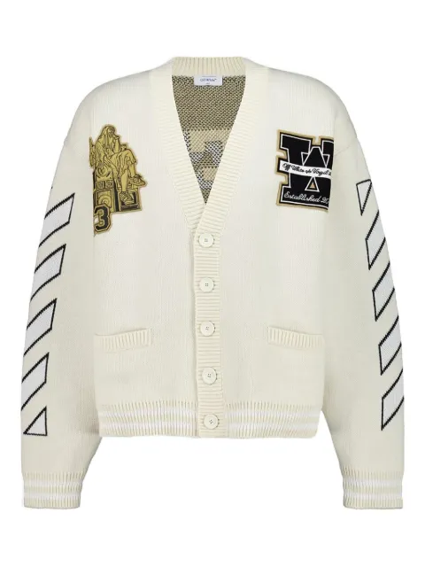 Off-White lion-embroidery cardigan