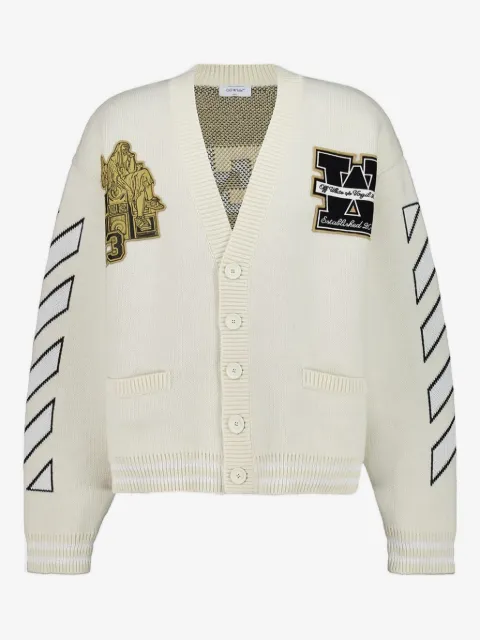 Off-White lion-embroidery cardigan