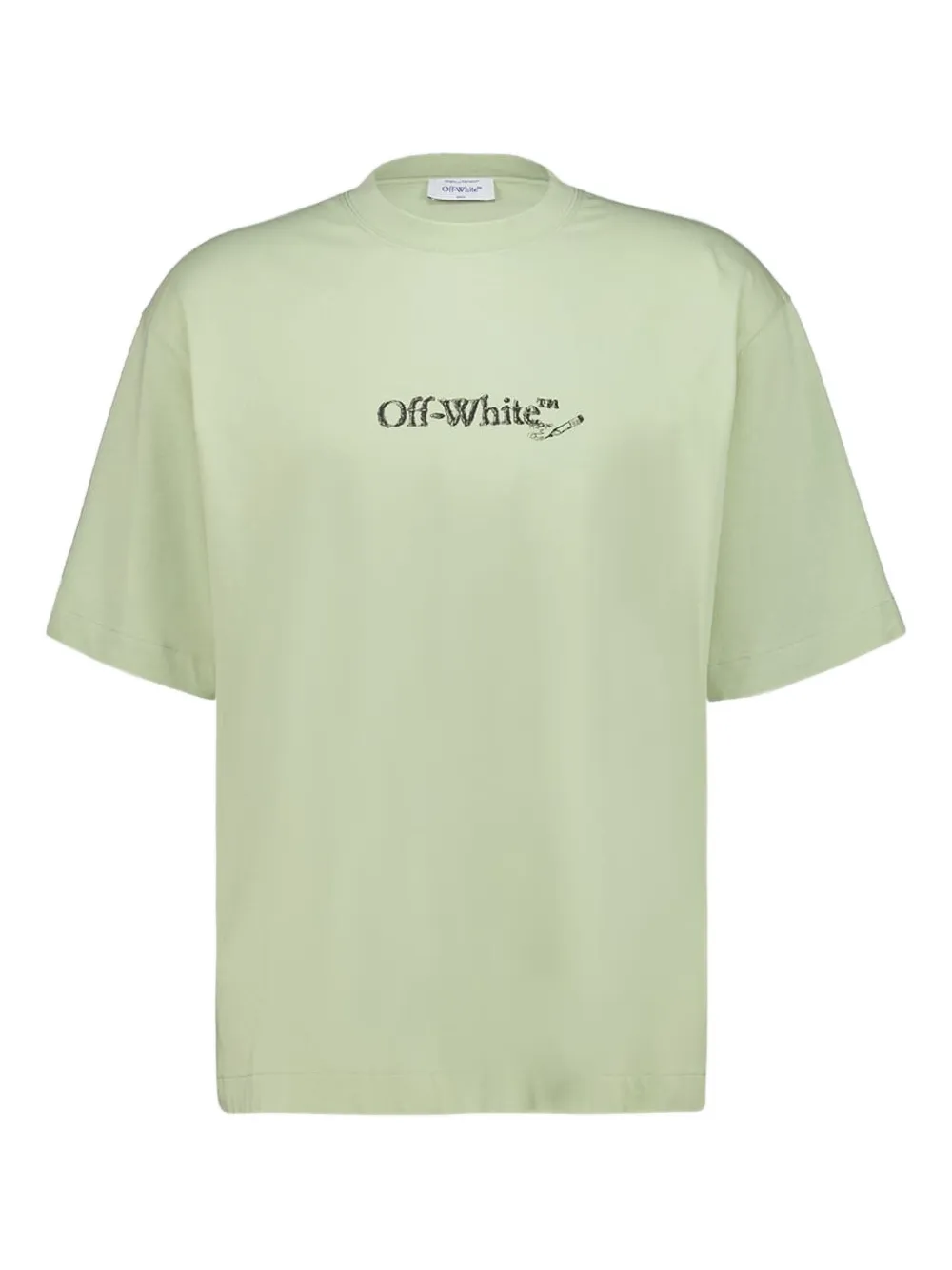 Off-White playera Scribble | verde | Image 1