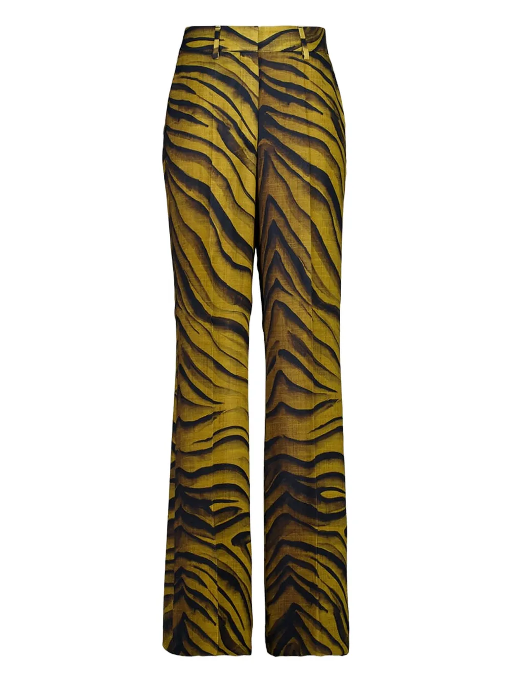 PAULA animal-print tailored trousers
