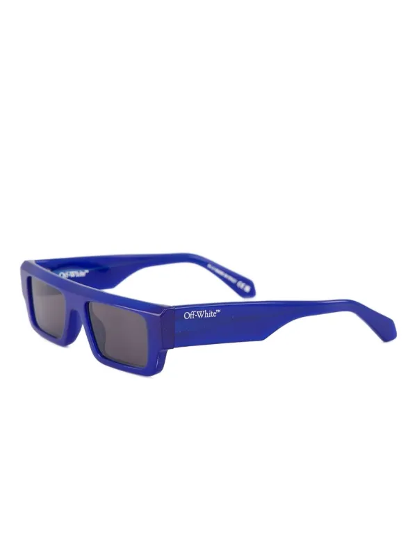 Off-White Pittsburgh スクエアフレーム サングラス Off-White Eyewear Pittsburgh Rectangle Sunglasses | Blue | FARFETCH ID