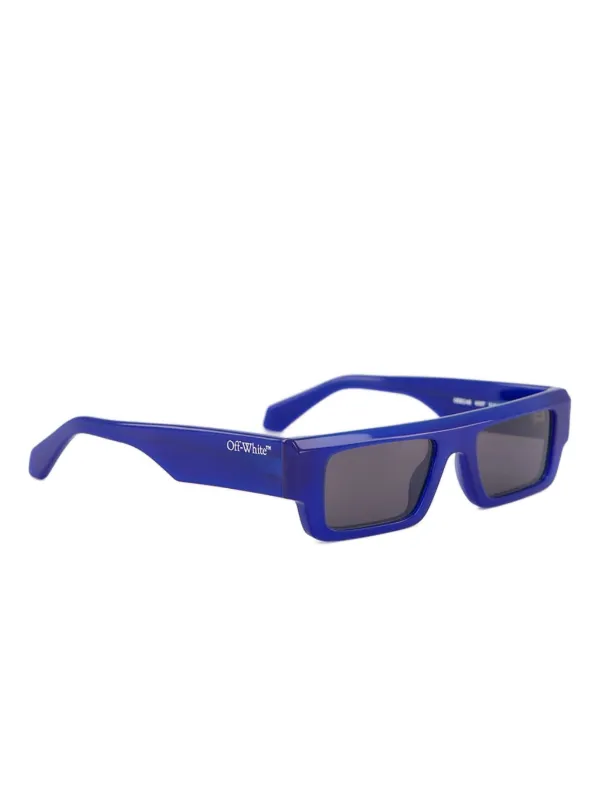 Off-White Pittsburgh スクエアフレーム サングラス Off-White Eyewear Pittsburgh Rectangle Sunglasses | Blue | FARFETCH IL
