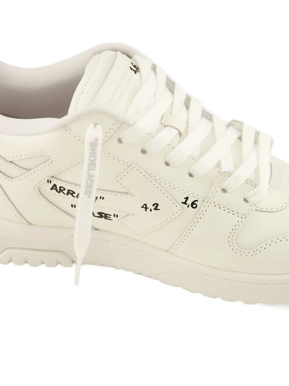 Off-white Out Of Office Leather Sneakers In White
