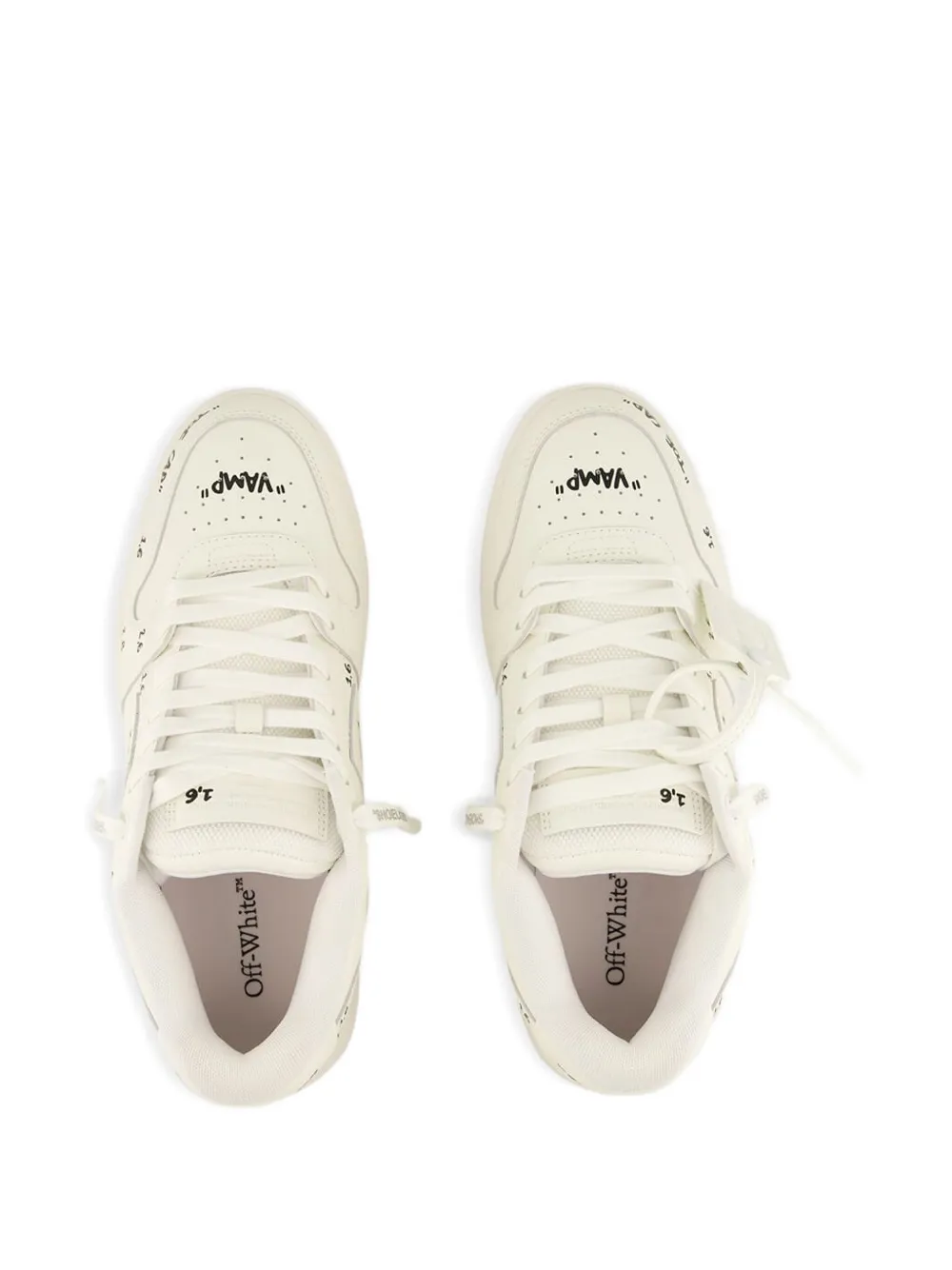 Off-white Out Of Office Leather Sneakers In White