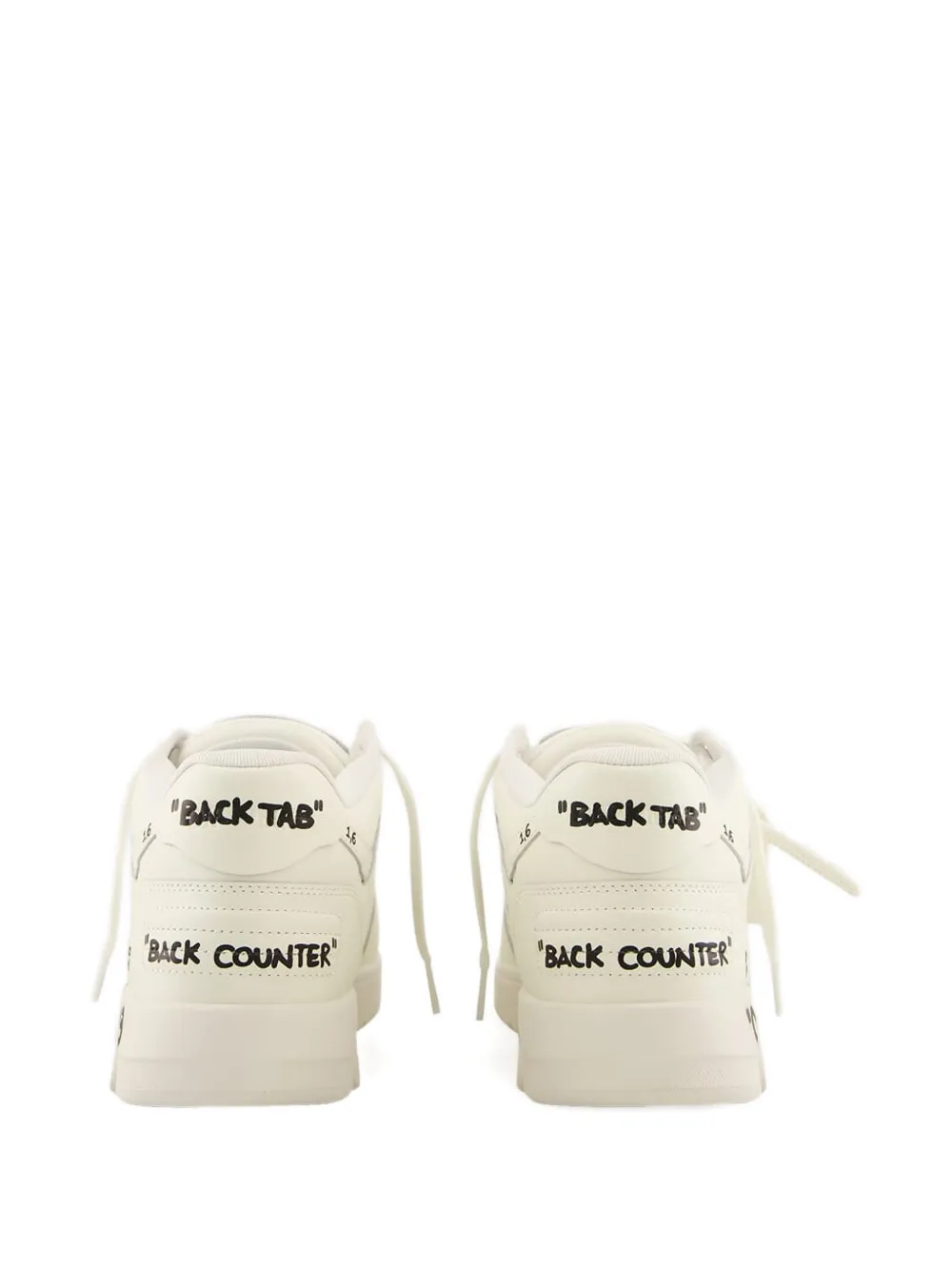 Off-white Out Of Office Leather Sneakers In White