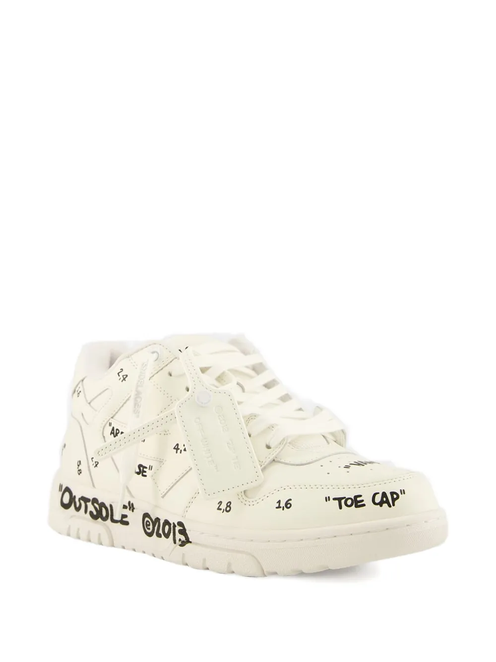 Off-white Out Of Office Leather Sneakers In White