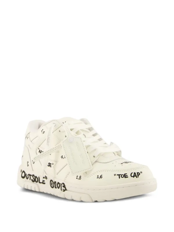 Off-White Out Of Office Leather Sneakers | White | FARFETCH