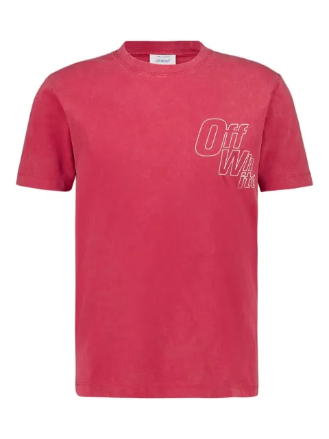 Off-White playera con detalle del logo
