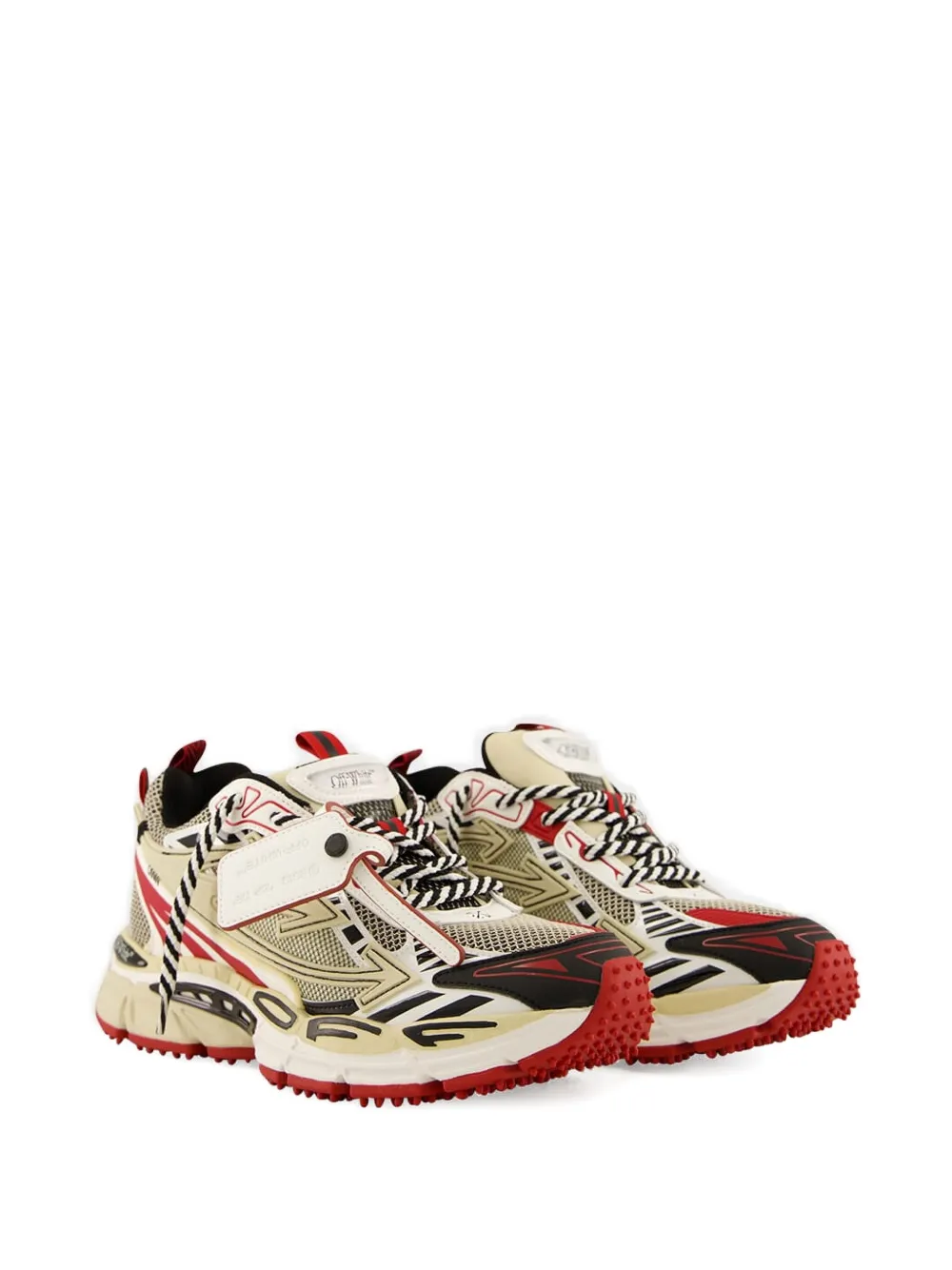 Off-White Be Right Back lace-up sneakers Neutrals