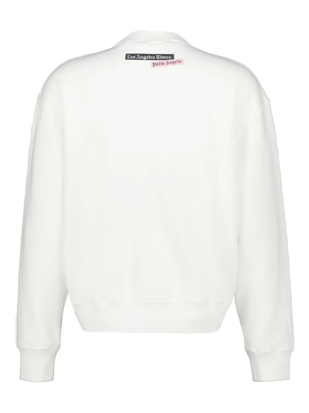 Palm Angels PA x LA Times Quote sweater met ronde hals - Wit