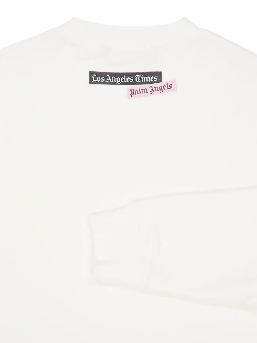 Palm Angels x LA Times Quote sweater met ronde hals Wit