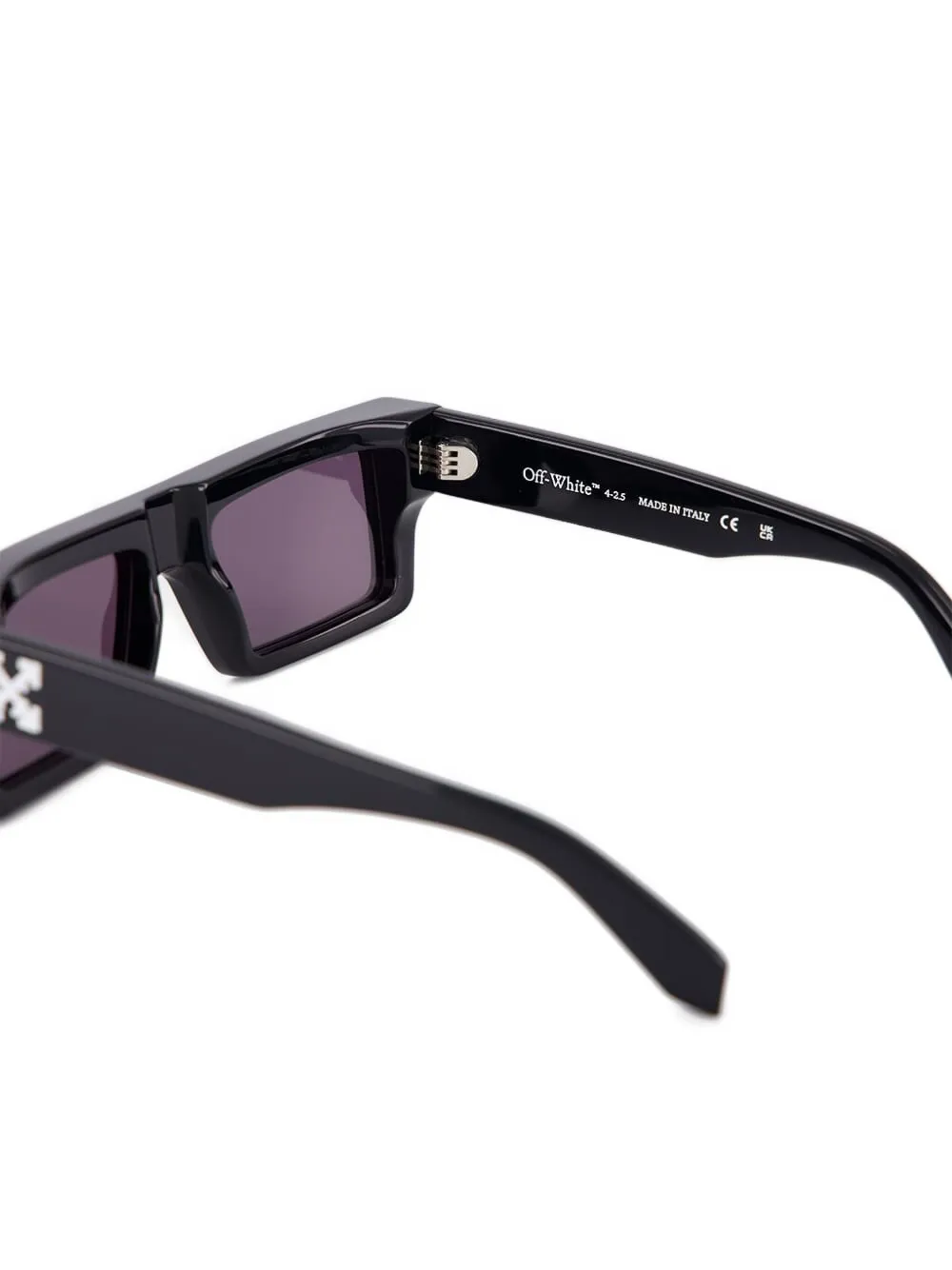 Off-white Eyewear Rectangular Logo Sunglasses In Purple