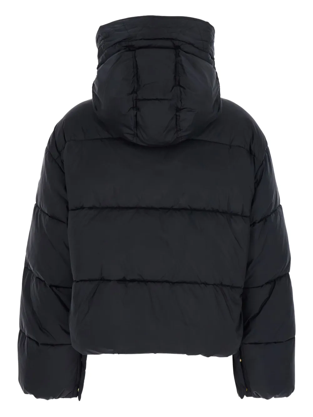 PINKO Donsjack met capuchon Zwart