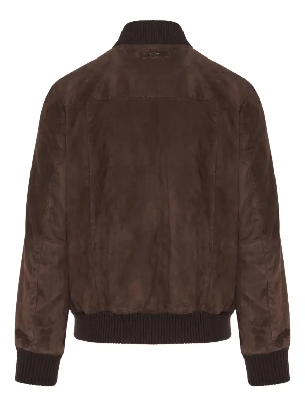 Paul Shark Bomberjacke Aus Wildleder Braun FARFETCH DE