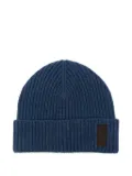 Paul & Shark ribbed-knit beanie - Blue
