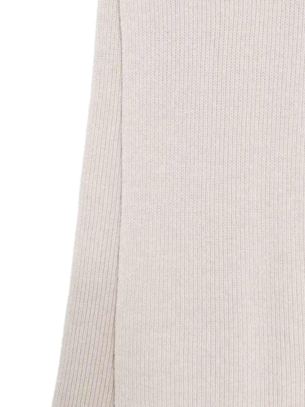 Paul & Shark ribbed-knit scarf - Beige