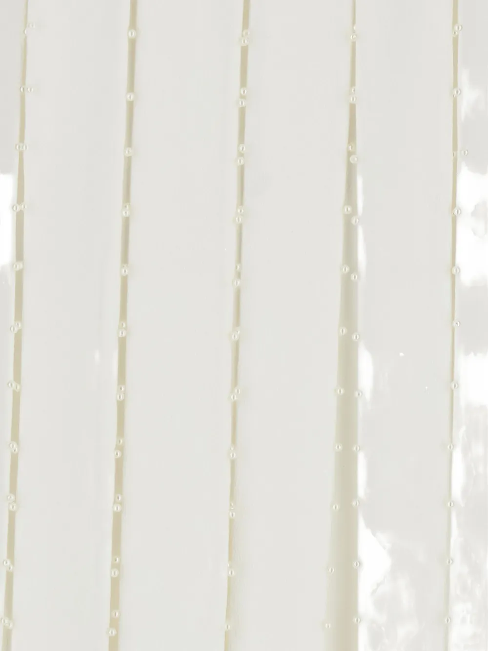 Giovanni Bedin Pearl-embellished Pleated Dress In Neutral