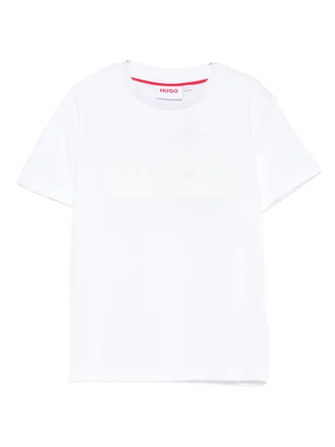 HUGO KIDS logo-print cotton T-shirt