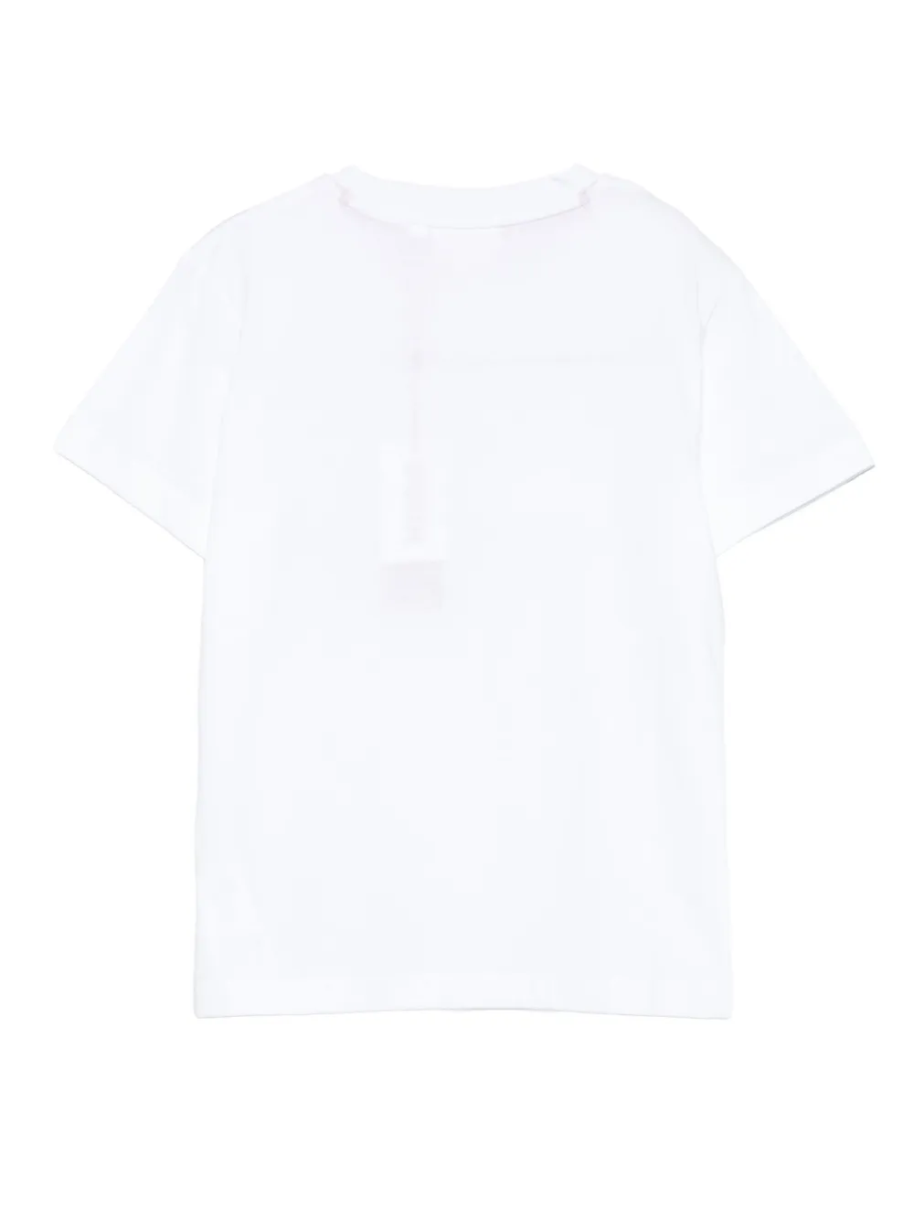 HUGO KIDS Katoenen T-shirt met logoprint Wit