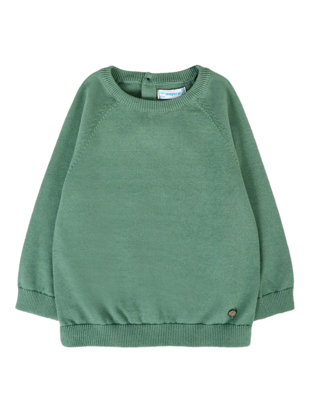 Mayoral cotton crew-neck sweater Groen