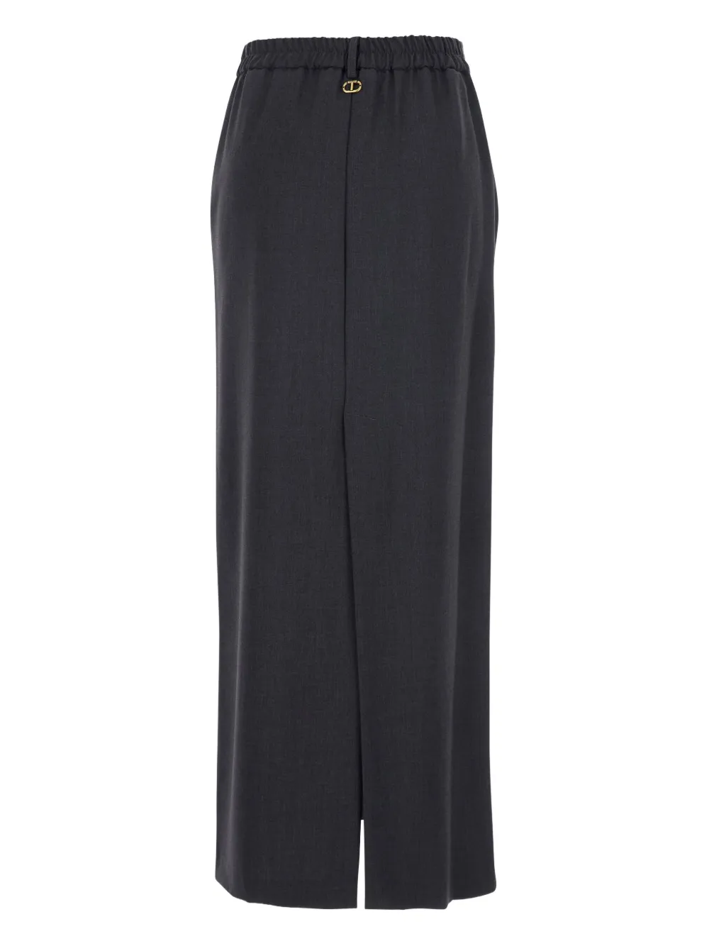 TWINSET elastic-waist maxi pencil skirt - Grijs