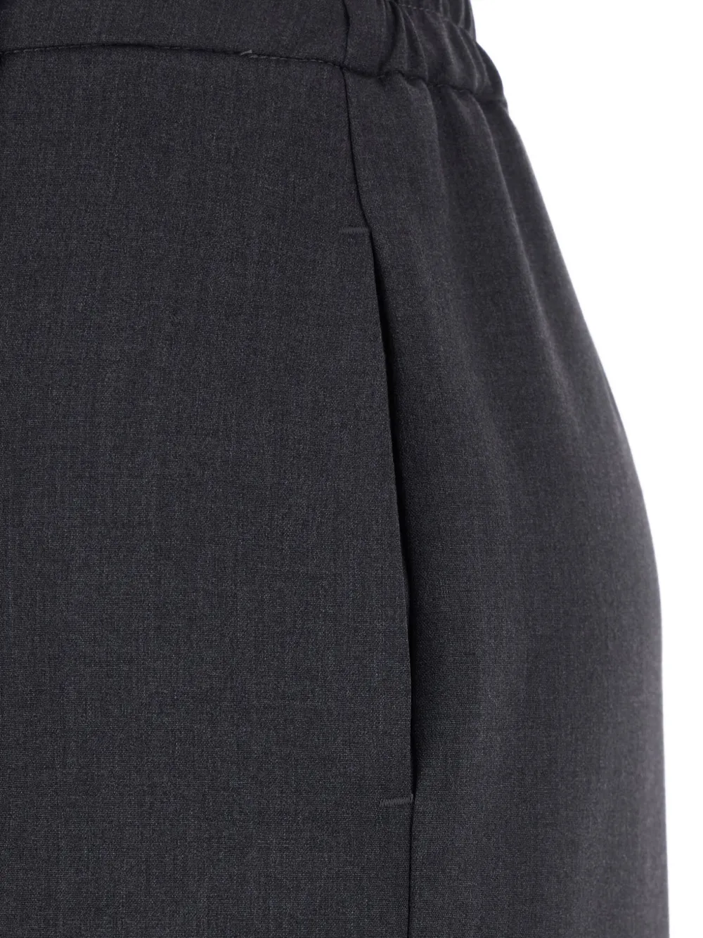 TWINSET Maxi-kokerrok met elastische taille Grijs