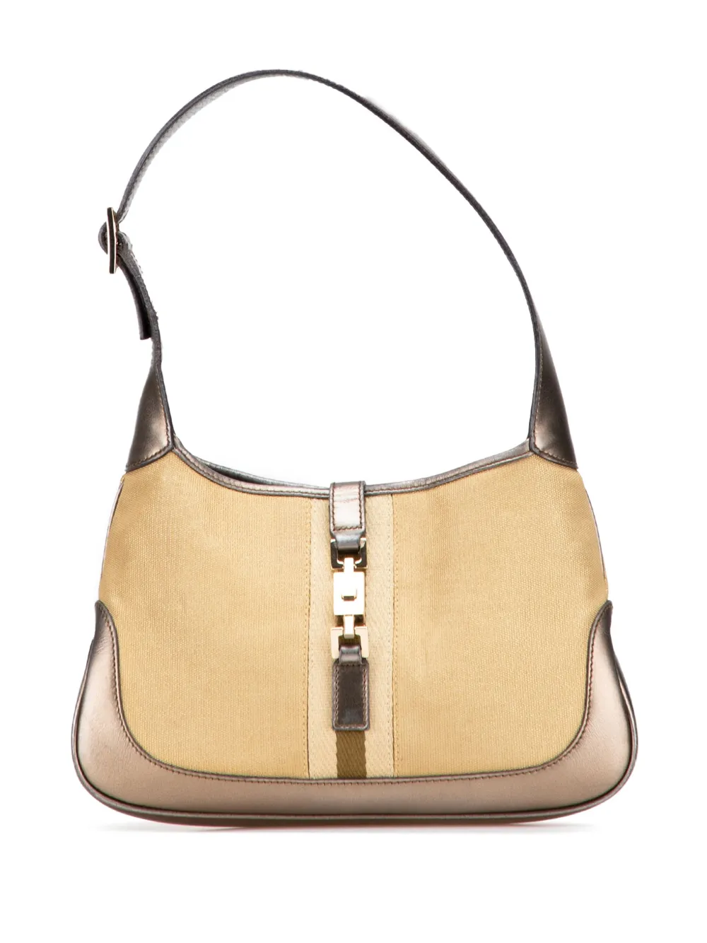 Gucci Pre-Owned 2000-2015 Canvas Web Jackie shoulder bag | Brown | Image 1