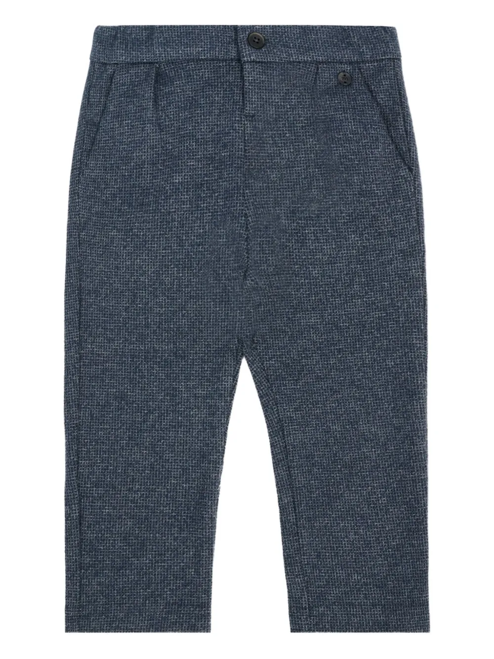 Mayoral textured cotton trousers BLUE