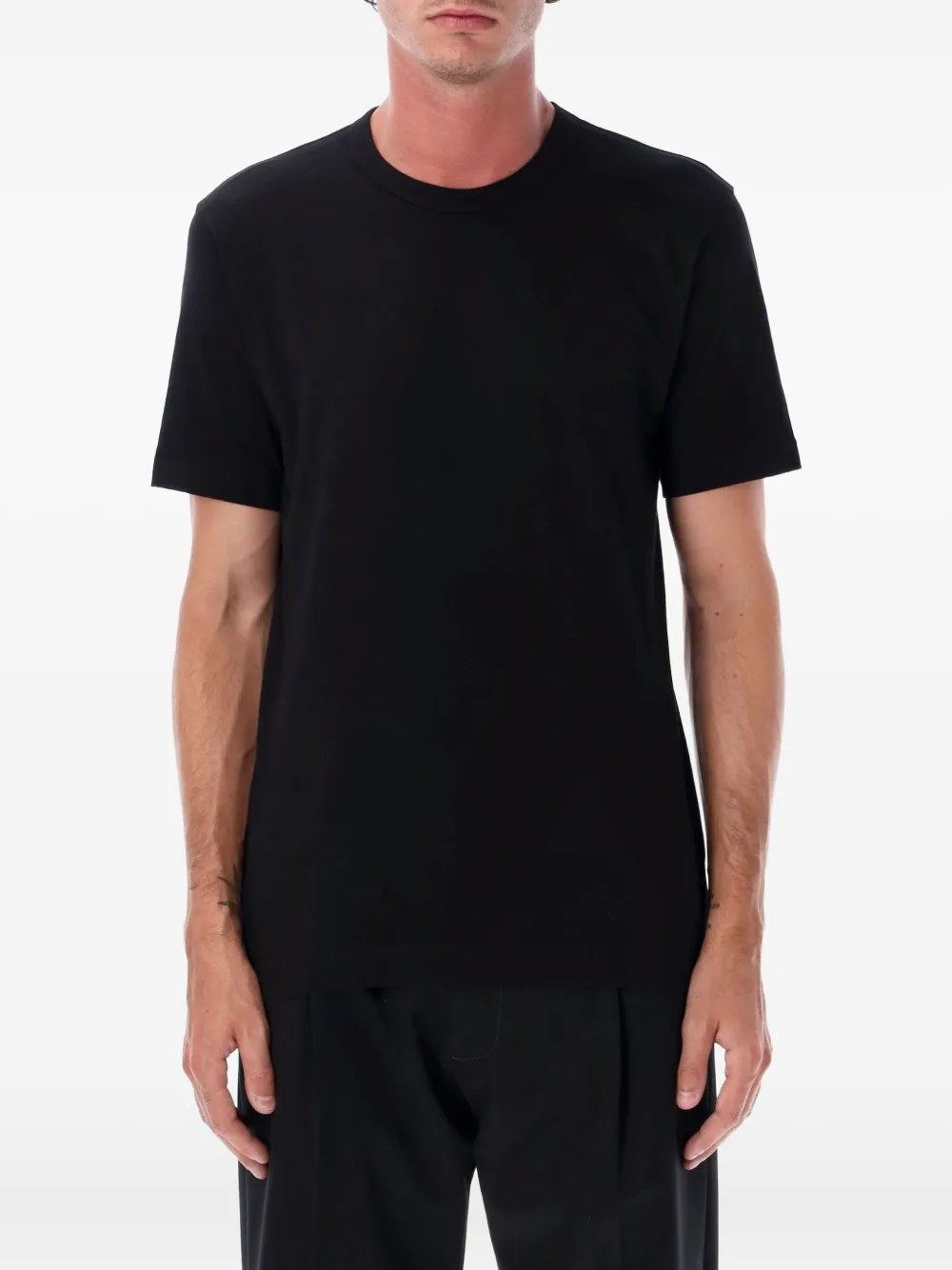 Comme Des Garçons Shirt logo-lettering T-shirt Zwart