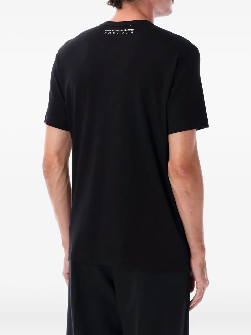 Comme Des Garçons Shirt logo-lettering T-shirt - Zwart