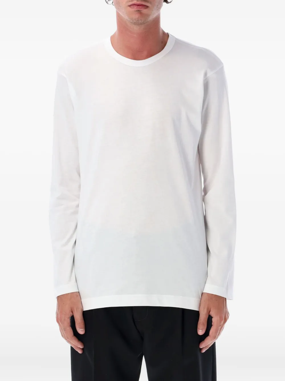 Comme Des Garçons Shirt crew-neck long-sleeve T-shirt Wit