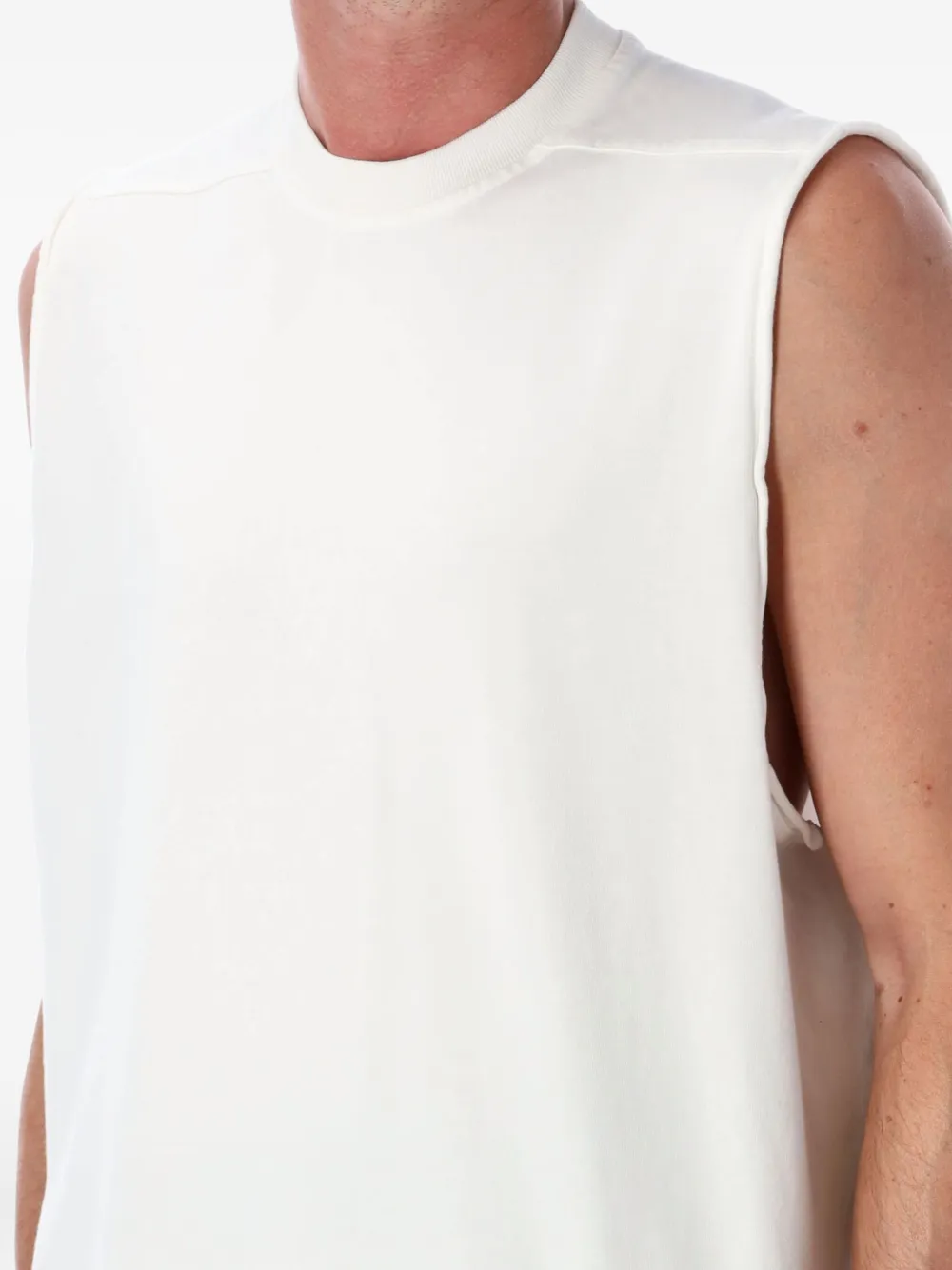 Rick Owens cotton sleeveless top Wit