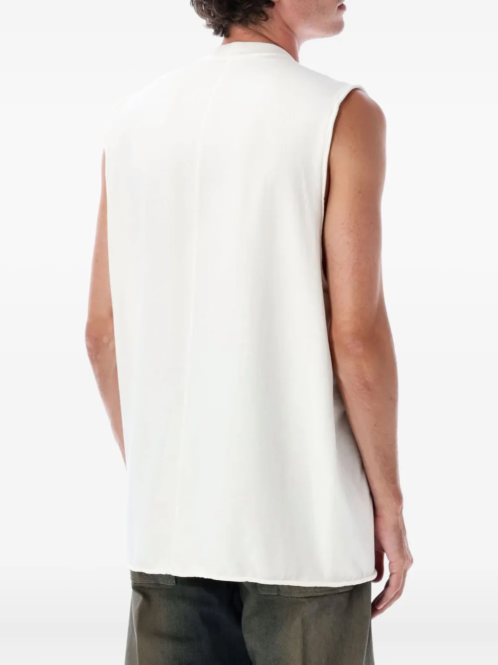Rick Owens cotton sleeveless top - Wit