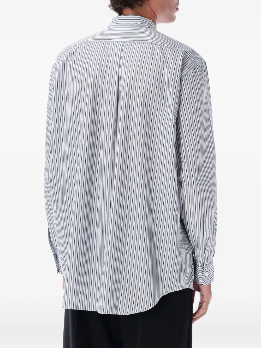 Comme Des Garçons Shirt stripe long-sleeve shirt - Blauw