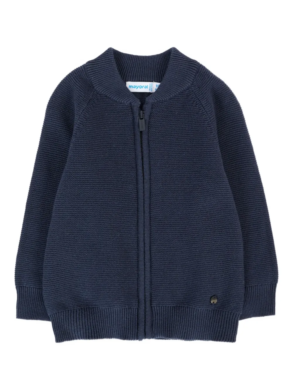Mayoral zip-front knitted cardigan - ブルー Mayoral zip-front knitted cardigan - ブルー