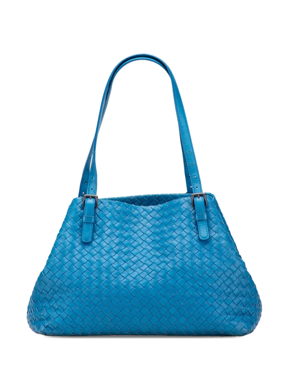 Bottega Veneta Pre-Owned 2012-2025 Medium Nappa Intrecciato Cesta tote bag | Blue | Image 1