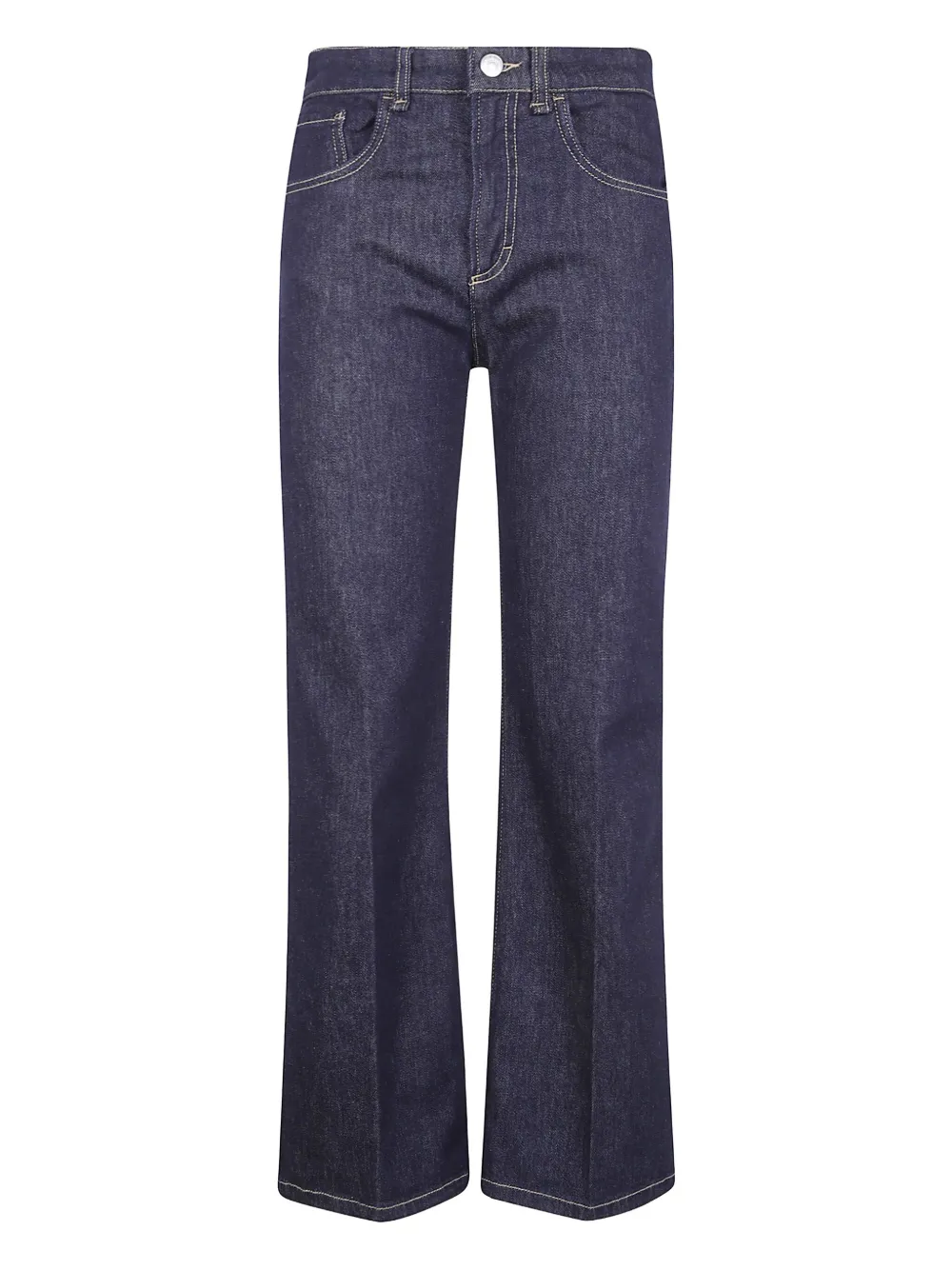 Seventy buttoned straight-leg jeans | bleu | Image 1