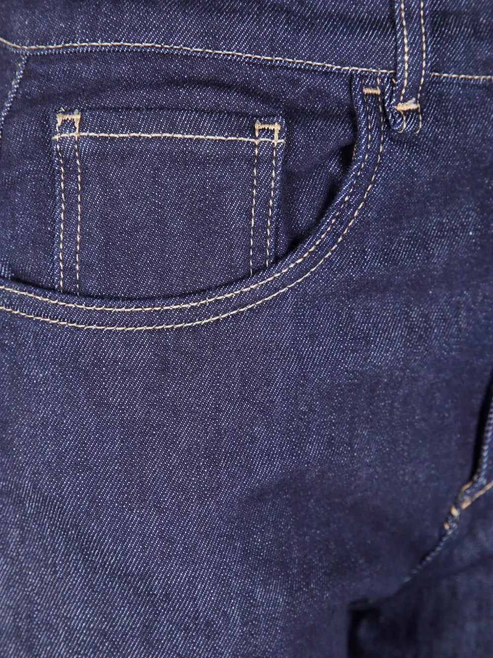 Seventy Straight jeans met knopen Blauw