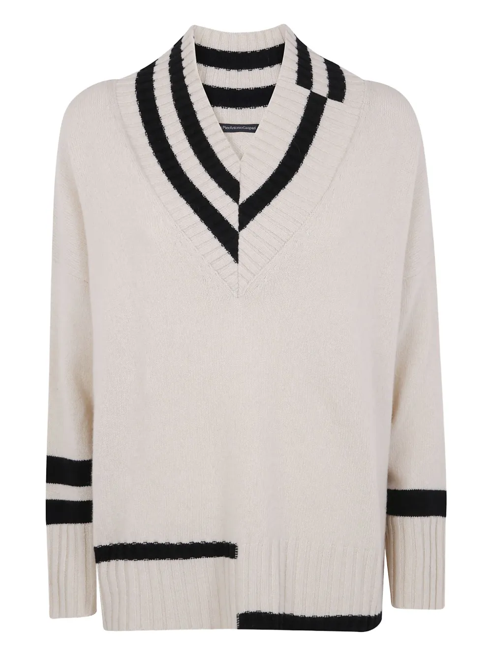 PierAntonioGaspari V-neck wool sweater | White | Image 1