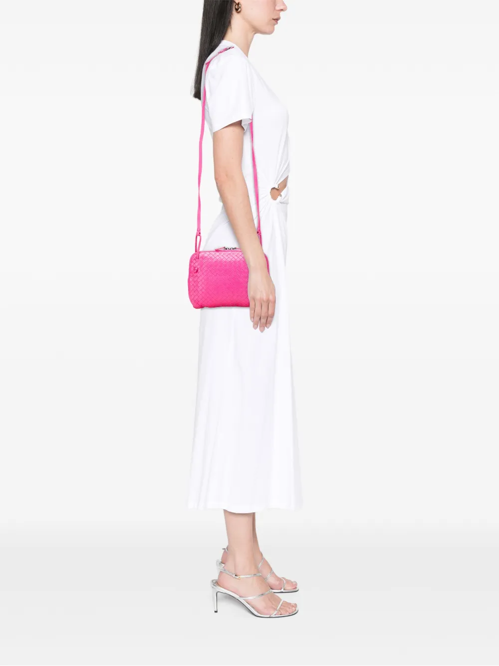 Bottega Veneta Pre-Owned 2012-2025 Medium Nappa Intrecciato Nodini crossbody bag | Pre-Owned | Image 2