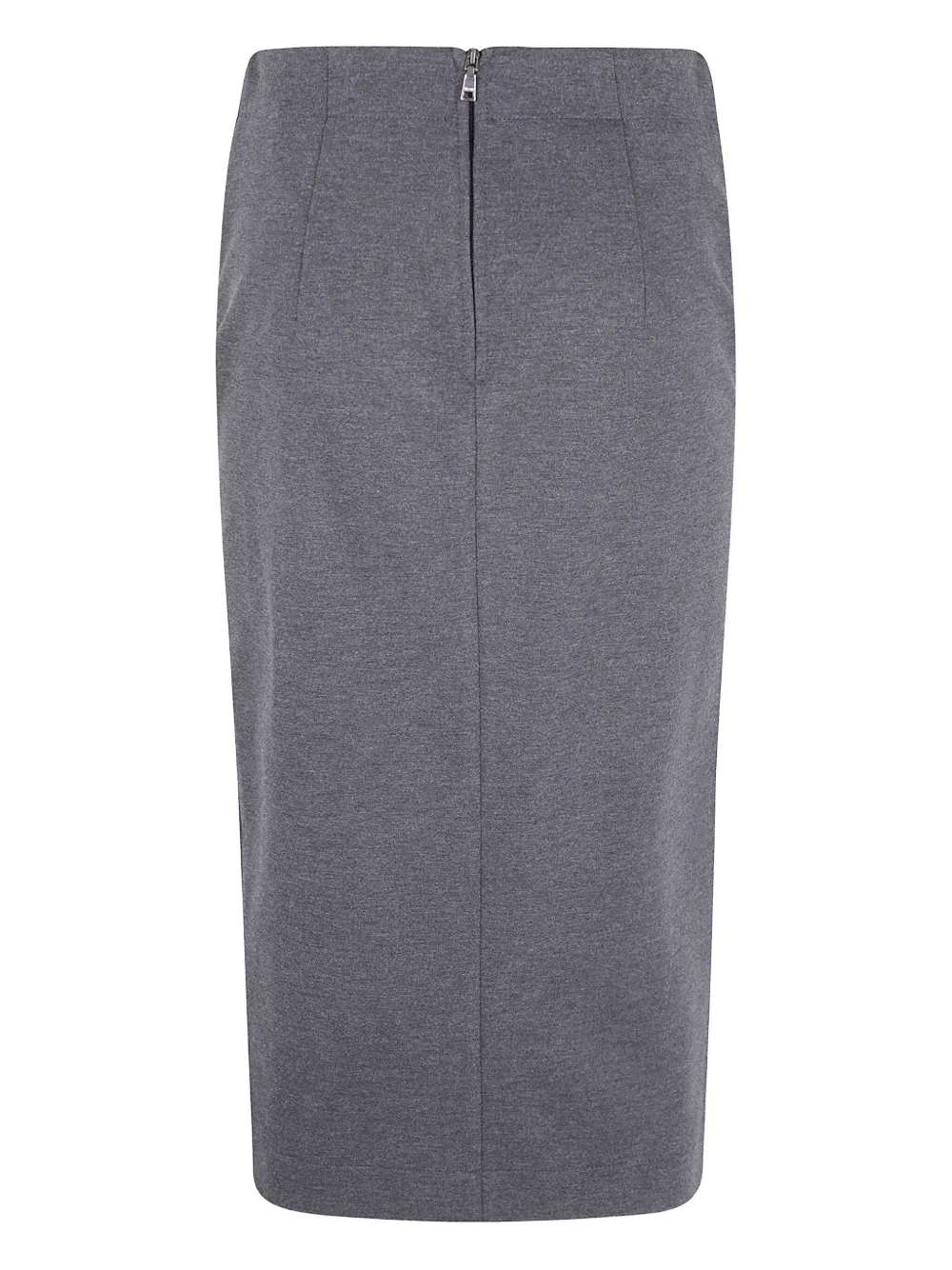 Seventy zip-pockets straight skirt | Grey | Image 1