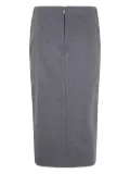 Seventy zip-pockets straight skirt - Grey