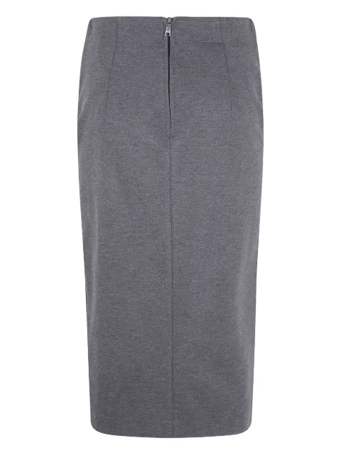 Seventy zip-pockets straight skirt