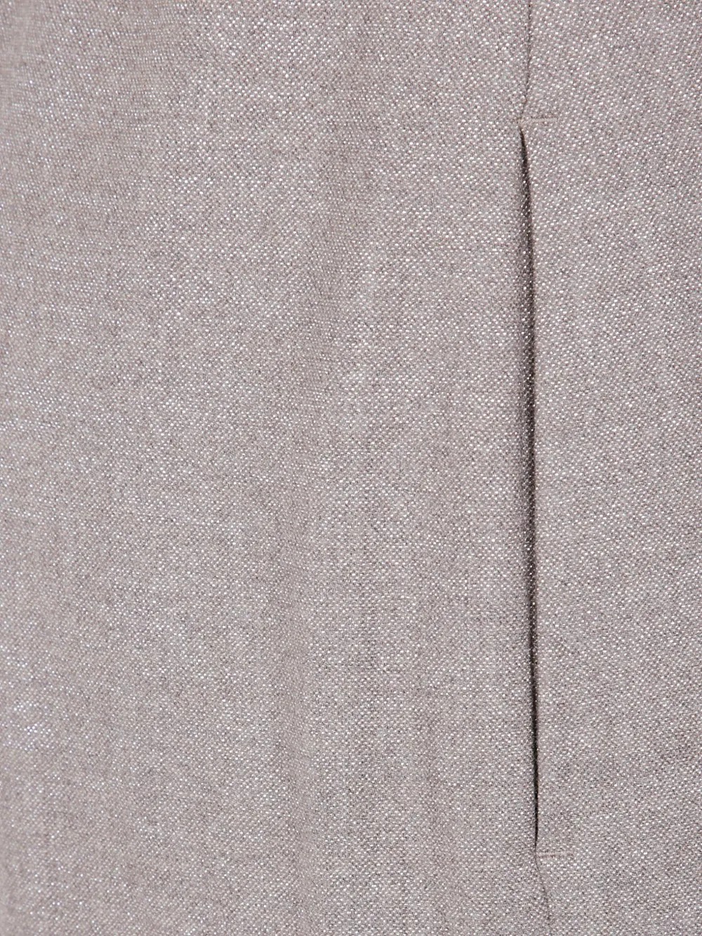 Seventy Straight broek met geplooid detail Beige