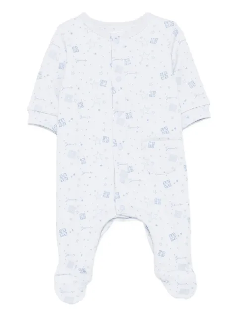 Givenchy Kids star logo-print babygrow