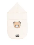 Moschino Kids teddy-print sleep bag - Neutrals