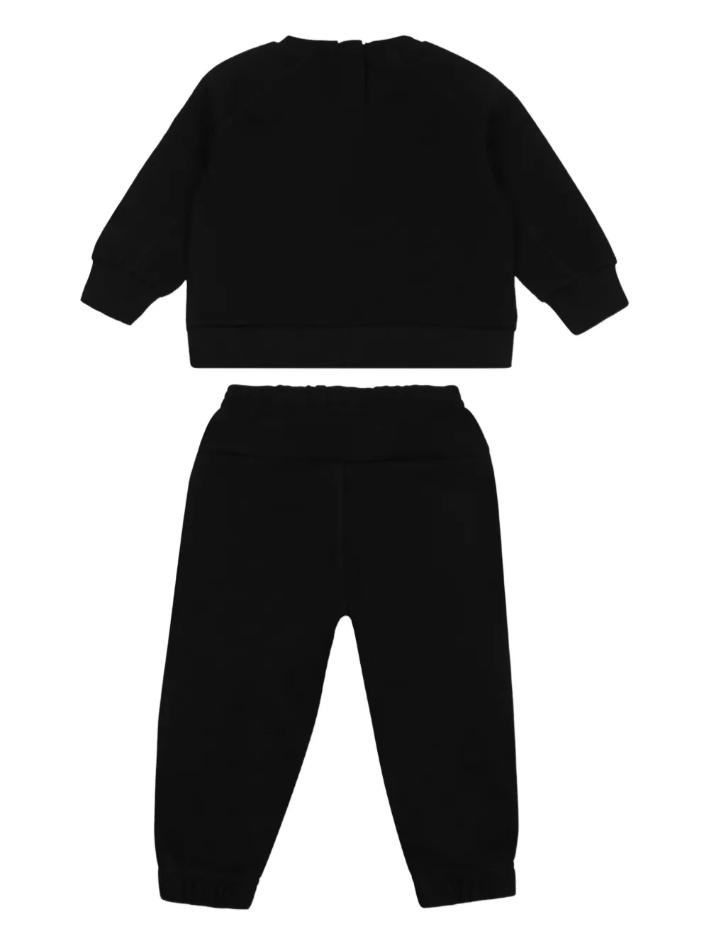 Nike Kids logo-embroidered tracksuit Zwart
