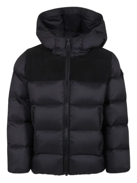 Colmar Kids hooded ribbed-panel puffer jacket