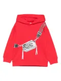 Marc Jacobs Kids bag-print hooded top - Red
